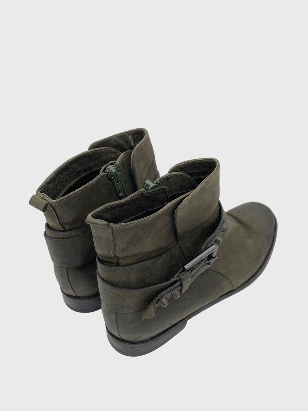 Kennel + Schmenger Scarpe da donna: Kennel & Schmenger Biker Ankle Boot EU 38 Grün – Usato da Zürich venduto da shoe_shop 3