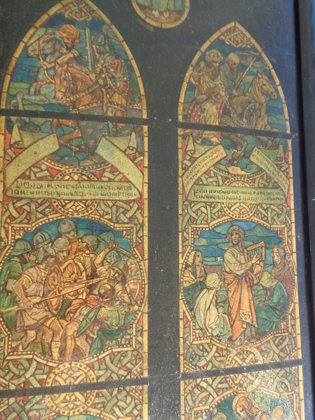 Gemälde: Entwurf Fenster Gedächtniskirche von Stuttgart – Gebraucht aus Chur von omonia 3