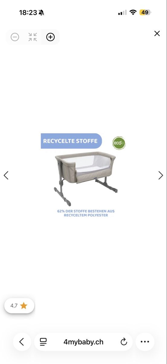 Chicco Sdraiette & Sdraiette a dondolo: Beistellbett Chicco – Usato da Langenthal venduto da ruf_tgw2 2