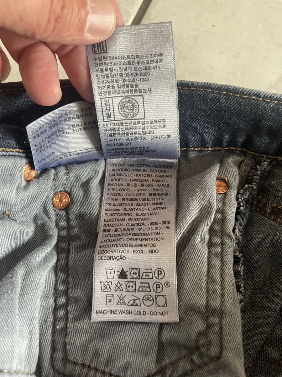 Levi's Jeans: Jeans Levi’s 512 Taille 31 34 – Usato da Vallamand venduto da Bricbracbroc82 7