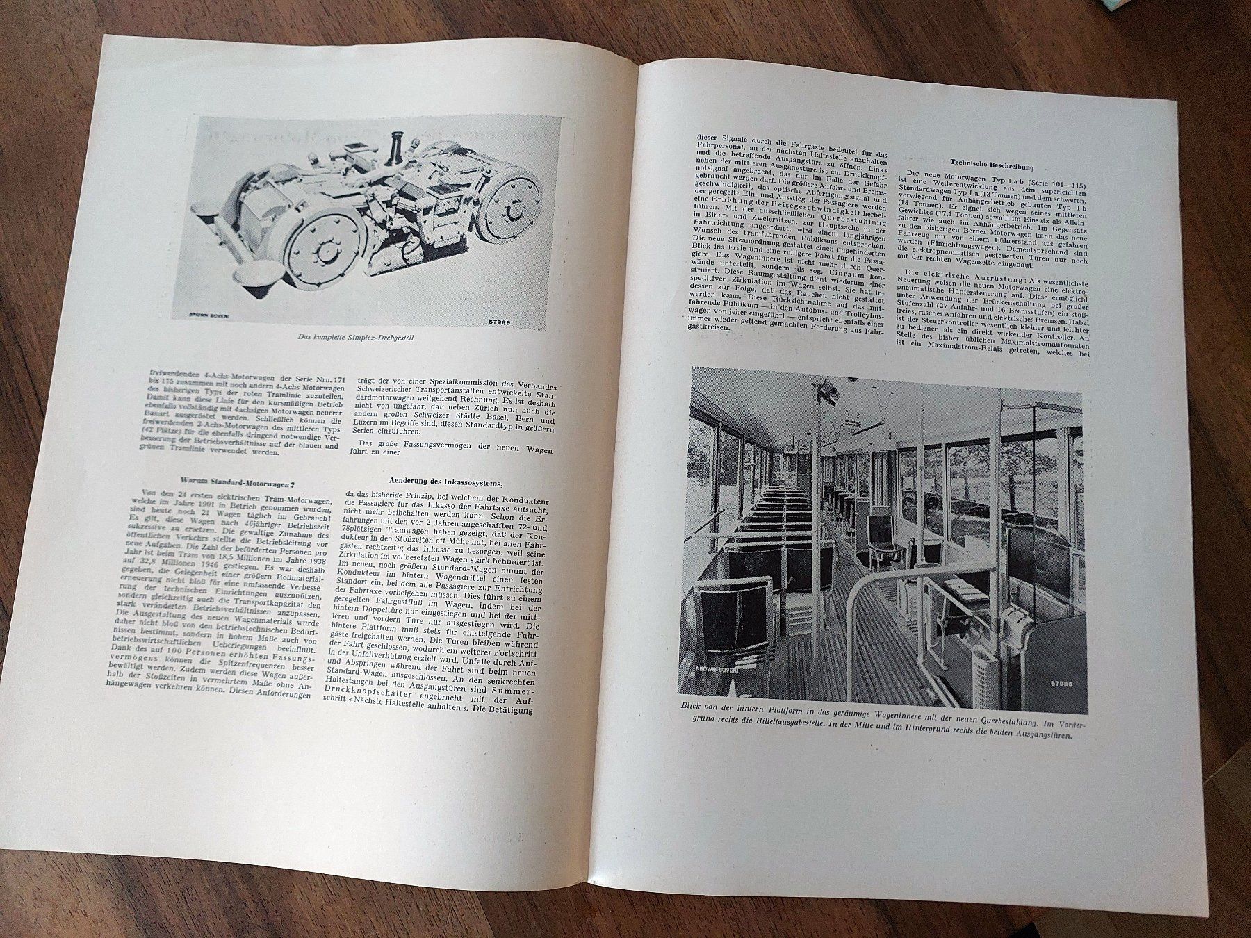 Riviste & Magazine: Die neuen Berner Tram-Motorwagen - 1957 – Usato da Schönenwerd venduto da Steidi 1