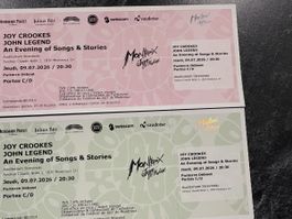 2 Tickets für Joy Crookes/John Legend 9.7.2026 in Montreux