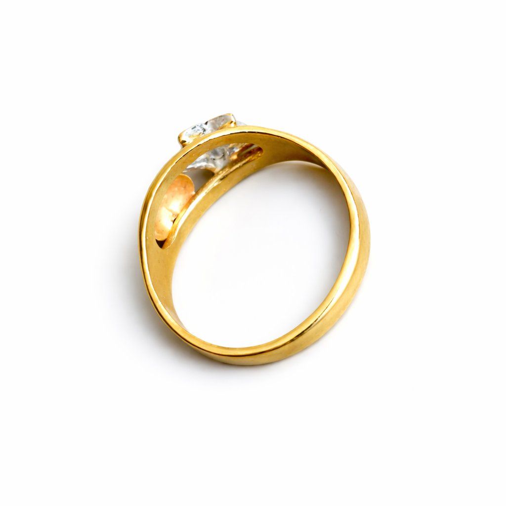 Ringe: Goldring Herz mit Stein Damen Ring elegant – Neu (gemäss Beschreibung) aus Fully von VaneaSelection 4