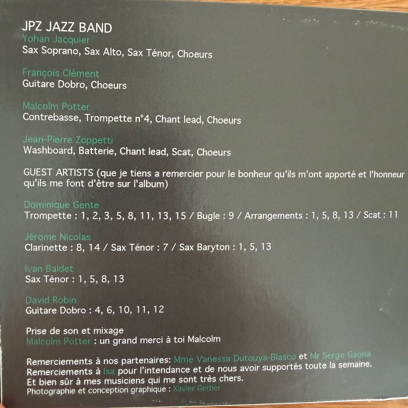 CDs: JPZ Jazz Band, Kelua (CD) Vocal Swing Standards – Gebraucht aus Zug von Mirare9 1