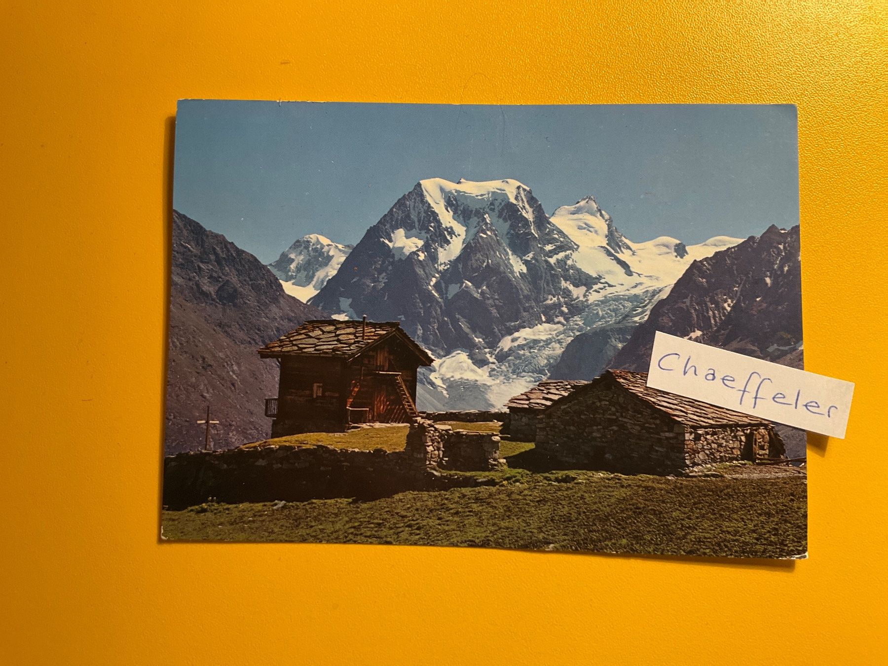 Ansichtskarten: 1968 Arolla Valais Alpe de Pra Gra – Defekt aus Zürich von Chaeffeler