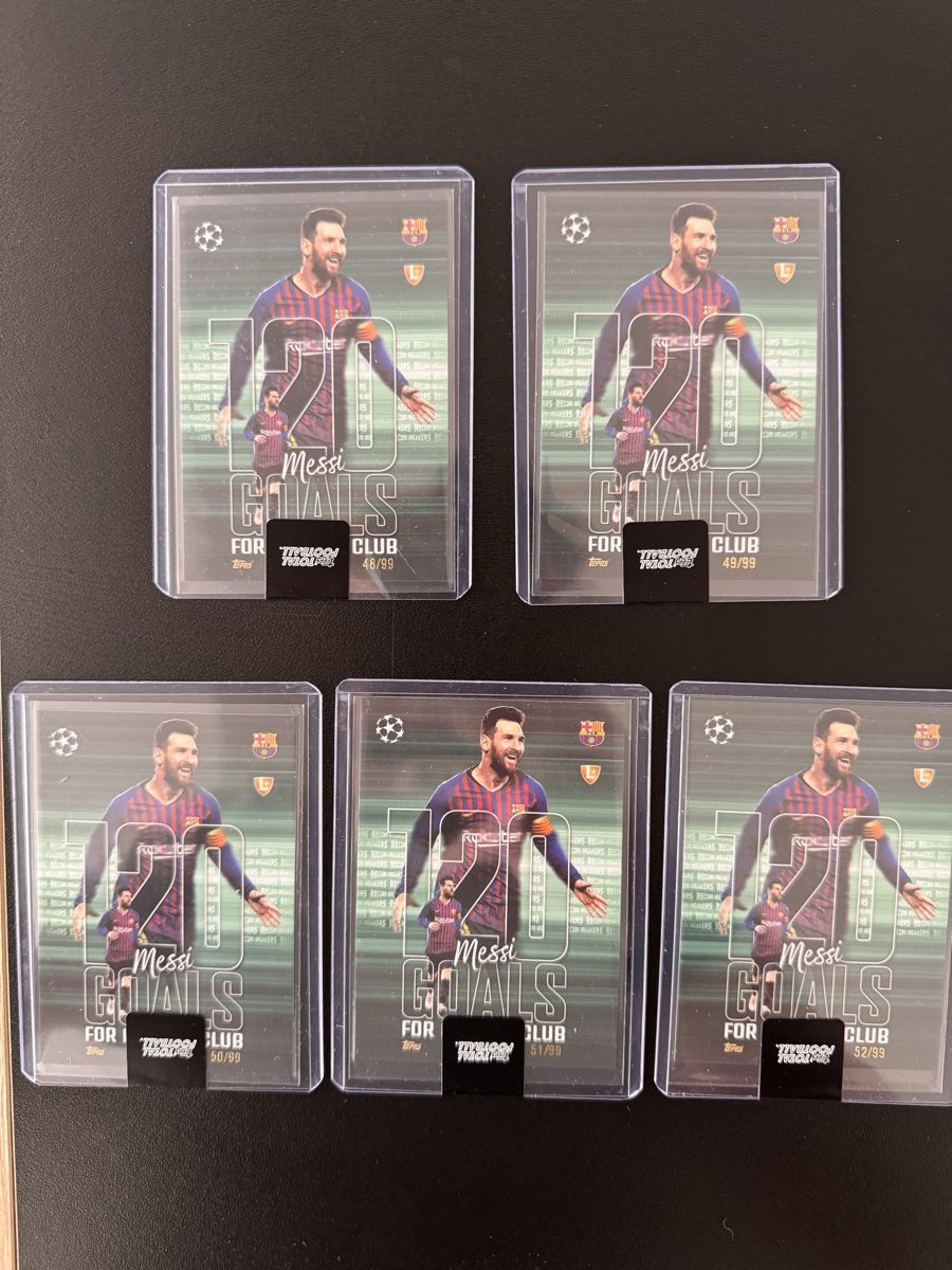 Topps Carte collezionabili: Lionel Messi Topps nummerierte Karten – Nuovo (secondo la descrizione) da St. Moritz venduto da PauloM98