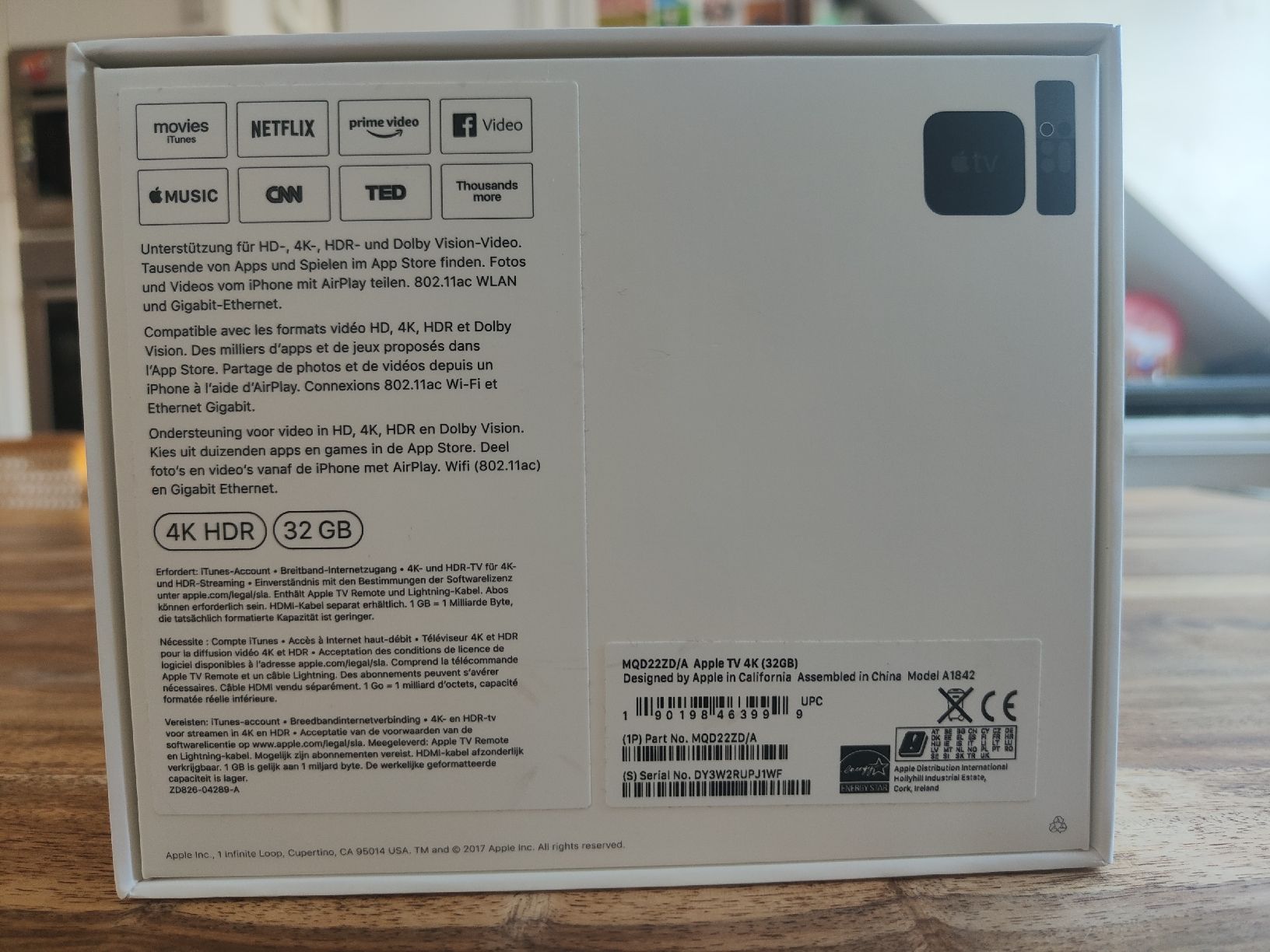 Apple Multimediaplayer & Streamer: Apple TV Box 4K – Gebraucht aus Winterthur von ManoushSO 1