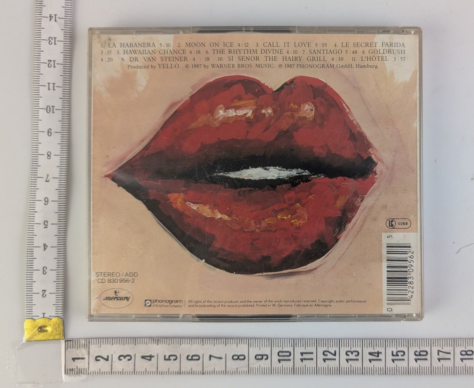 CD: Yello - One Second - CD - 1987 – Usato da Zürich venduto da axolottchen 1