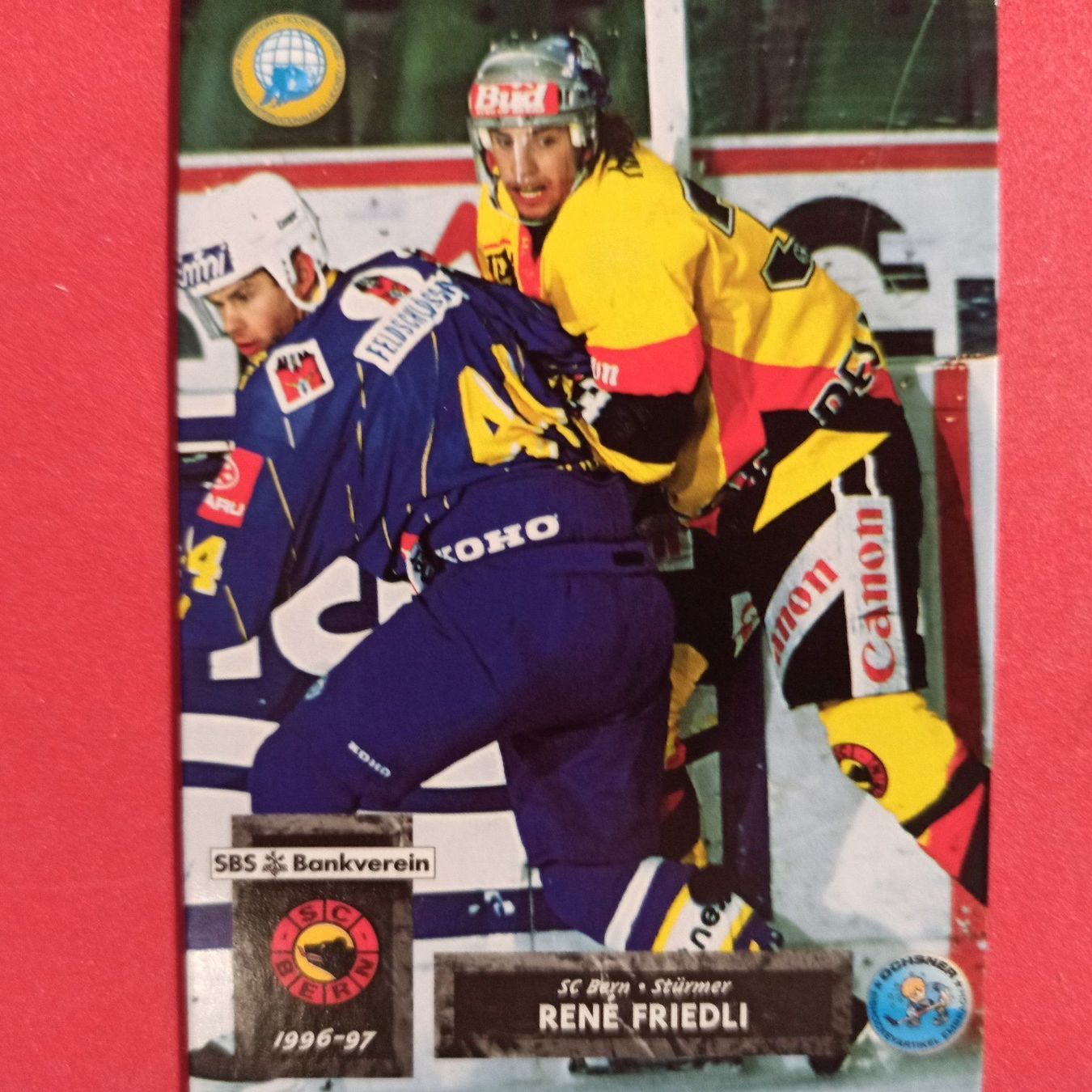Carte collezionabili: René Friedli - SCB - 1996/97 – Usato da Dübendorf venduto da kb86_MOVIE
