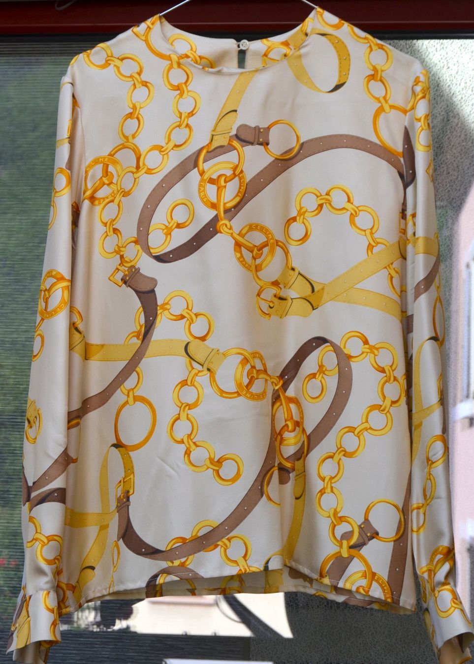 Celine Camicette: Céline Seidenbluse / blouse en soie M – Usato da Collonges venduto da Auganien 3