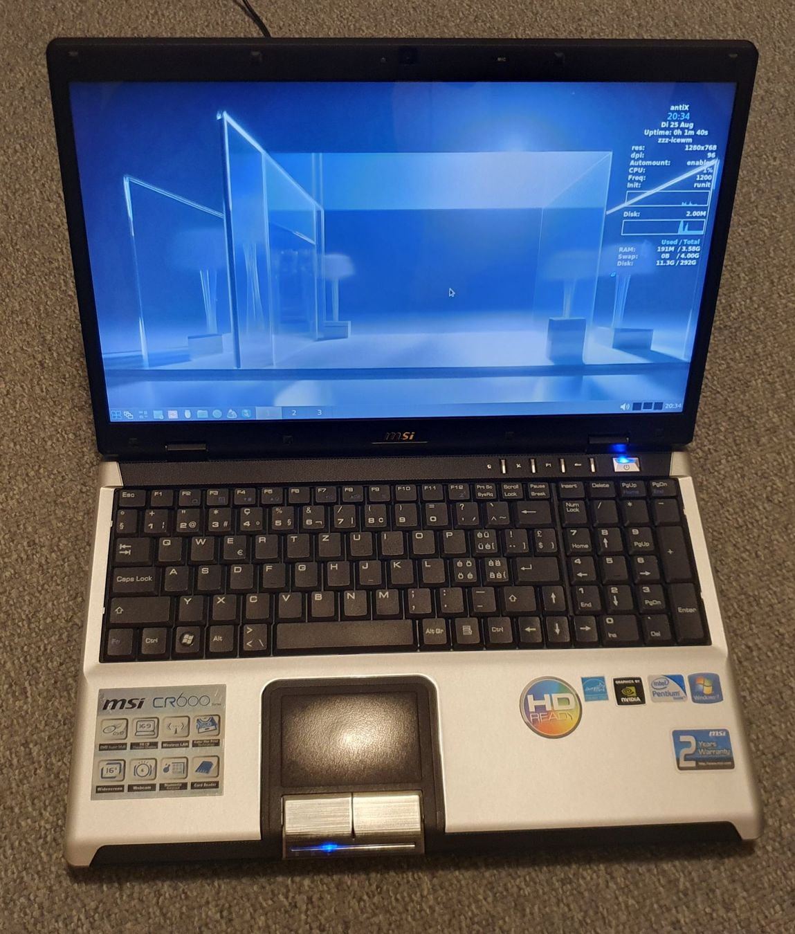 MSI Notebooks: MSI CR600 – Gebraucht aus Winterthur von E-Frosch