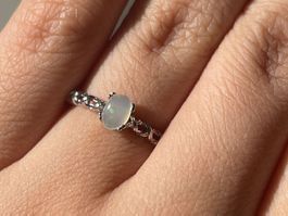 Echter Australischer Opal – Edelsteinring