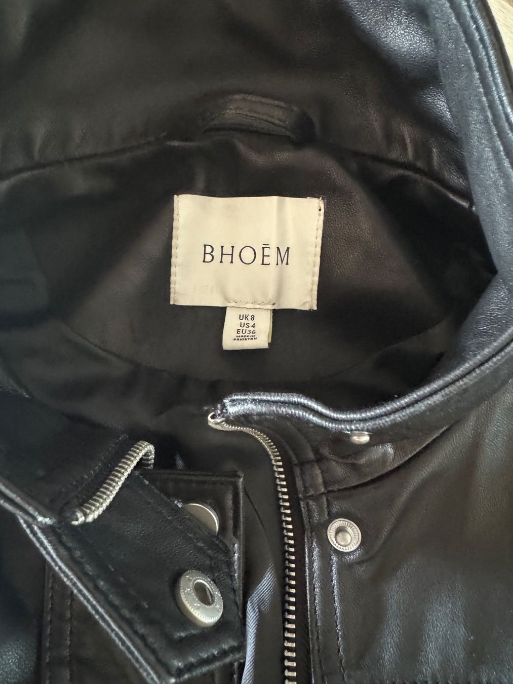 Zalando Vestes: Lederjacke in schwarz GR. 36 – Neuf avec emballage d'origine à Thun par kth_ng29 2
