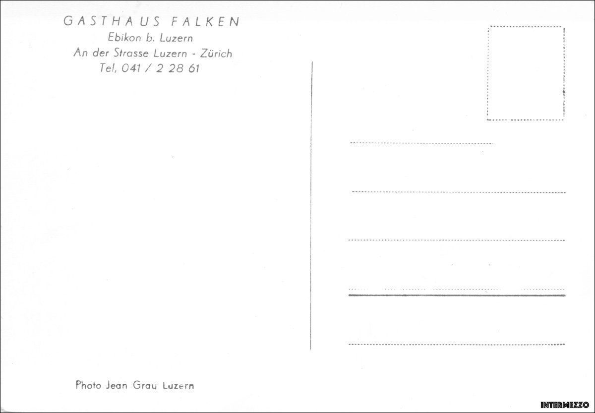 Cartes postales: Ebikon LU // Oldtimer Gasthaus Falken – D'occasion à Basel par intermezzo12 1