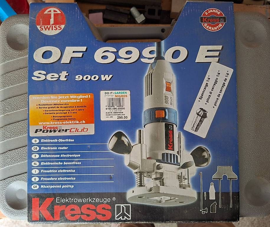 Tutte le macchine: Oberfräse Défonceuse électronique avec accessoires – Usato da Châbles FR venduto da Monar