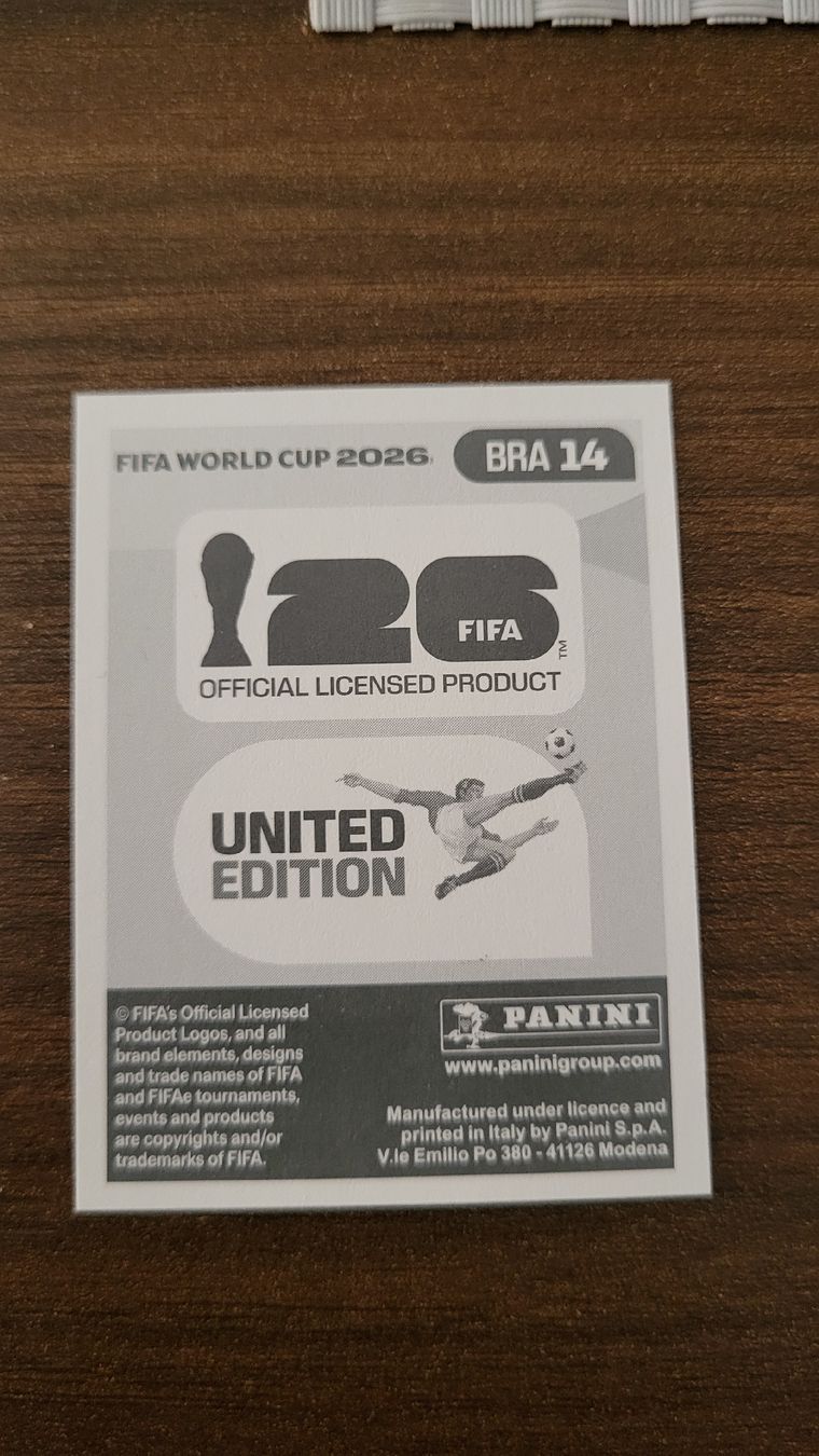 Panini Carte collezionabili: Panini Bild WM 26 von Vinicius JR – Nuovo e nell'imballaggio originale da Dürnten venduto da Mde 1