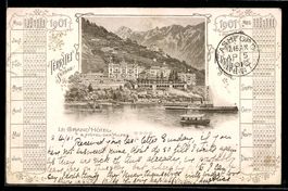 Litho Territet, Le Grand Hotel, Hotel de