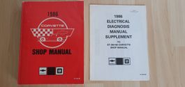 1986 Corvette C4 - Original GM Shop Manual ST-364-86 / 86S