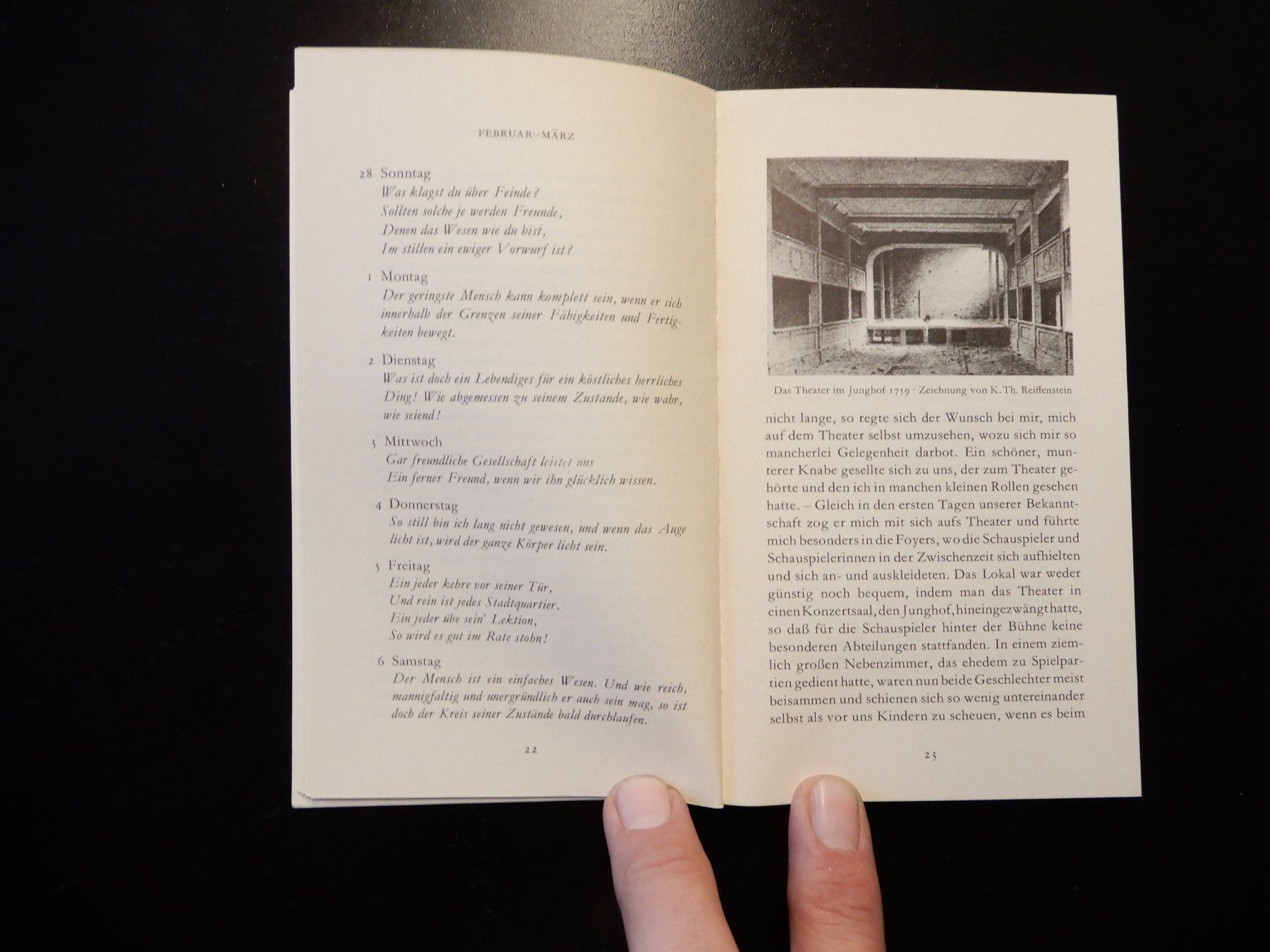 Libri: Goethe Kalender 1971 "Mit Goethe durch das Jahr" – Usato da Erstfeld venduto da Mario_boe0 3
