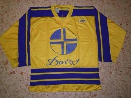 ORIGINAL HC DAVOS TRIKOT AUS DEN 70ER/80ER JAHREN MAILLOT S