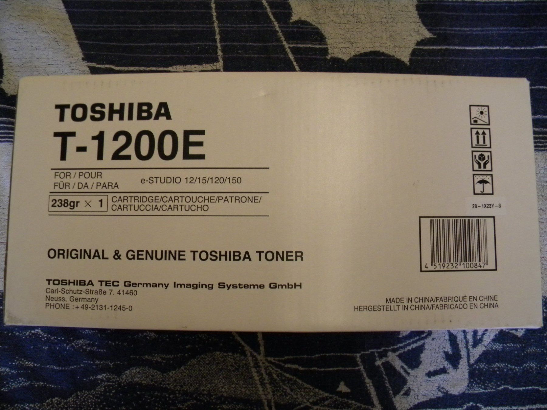 Toshiba Cartucce per stampanti & toner: Toshiba T-1200E – Nuovo e nell'imballaggio originale da Bühler venduto da Wini100