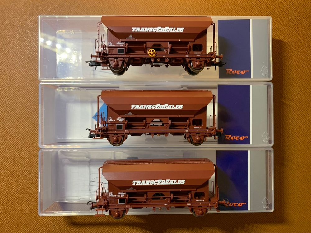 ROCO 76033 Ensemble de wagons-trémies TransCereal, | El Taller del Modelista