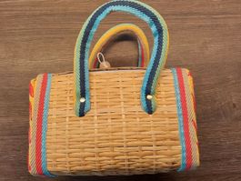 Korb Handtasche Vintage