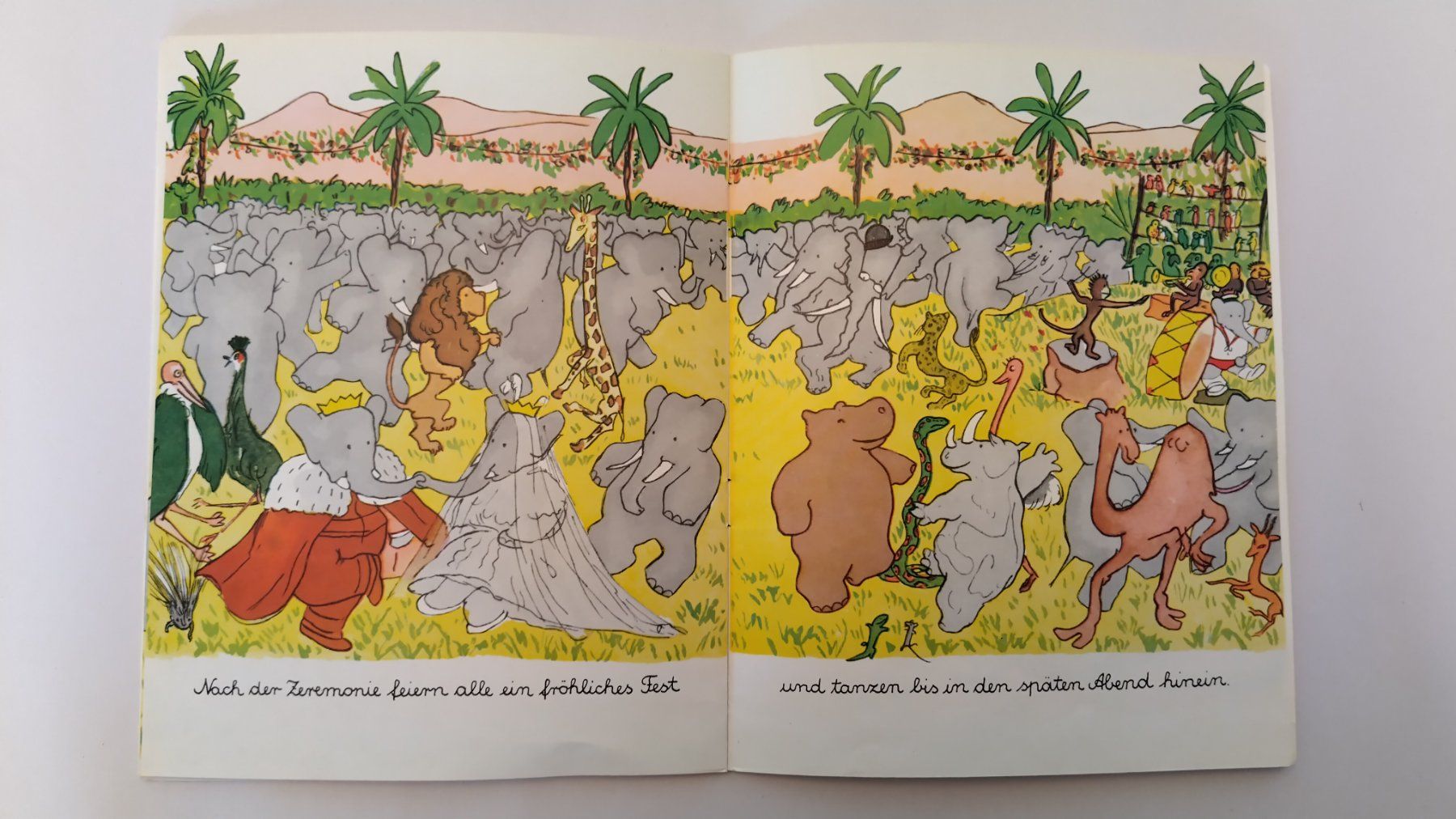 Bücher: Elefant Babar wird König  /  Happy Buch 1970 / Nr. 73 – Gebraucht aus Bellach von JingleJerry 4