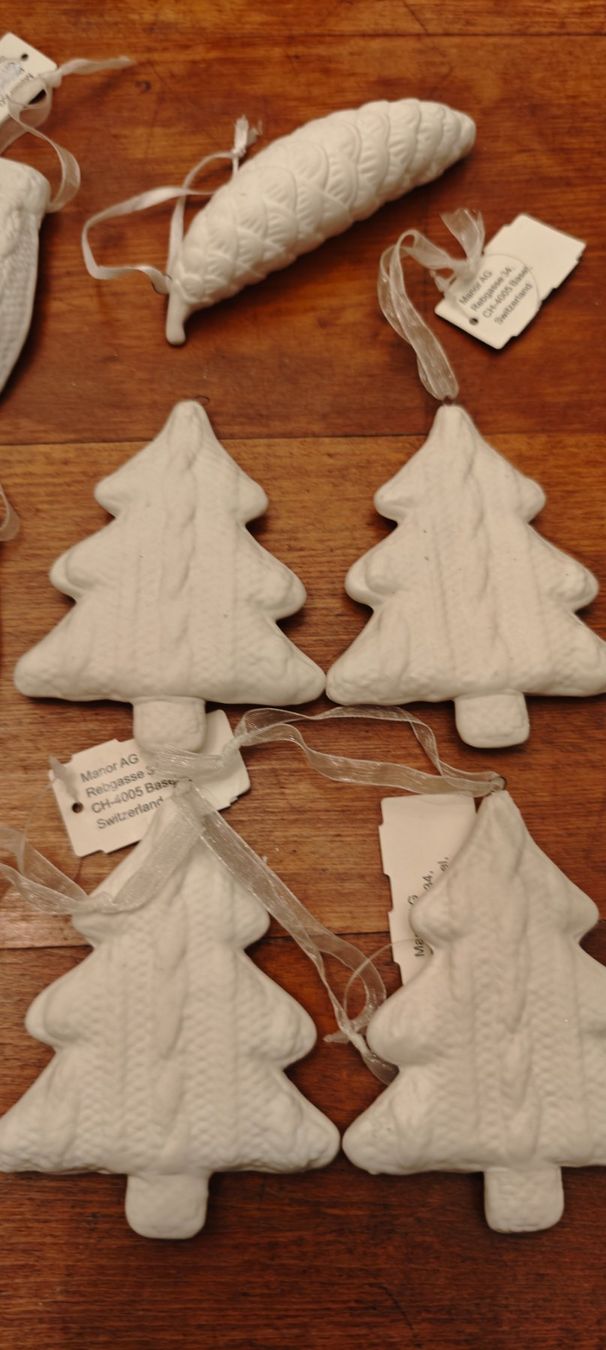 Manor Tutte le decorazioni: 17 Wunderschöner alter Baumschmuck Steingut NEUZUSTAND – Usato da Gelterkinden venduto da MYSTOREFORYOU4460 5