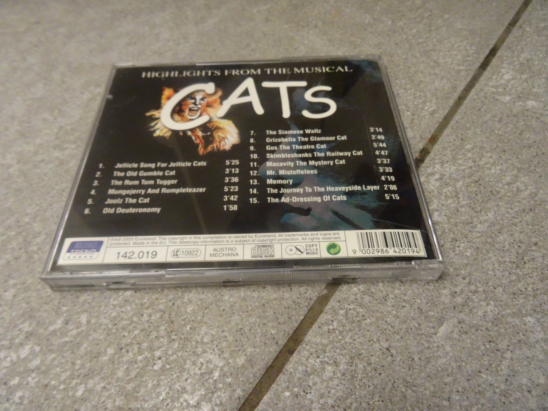 CD: CD - Highlights From The Musical Cats – Usato da Olten venduto da Disc-Ausverkauf 1