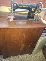 Machine à coudre Bernina meuble bois, vintage, occasion
