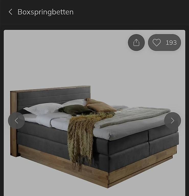 Letti: Boxspringbett  – Usato da Birsfelden venduto da Lu1802 3