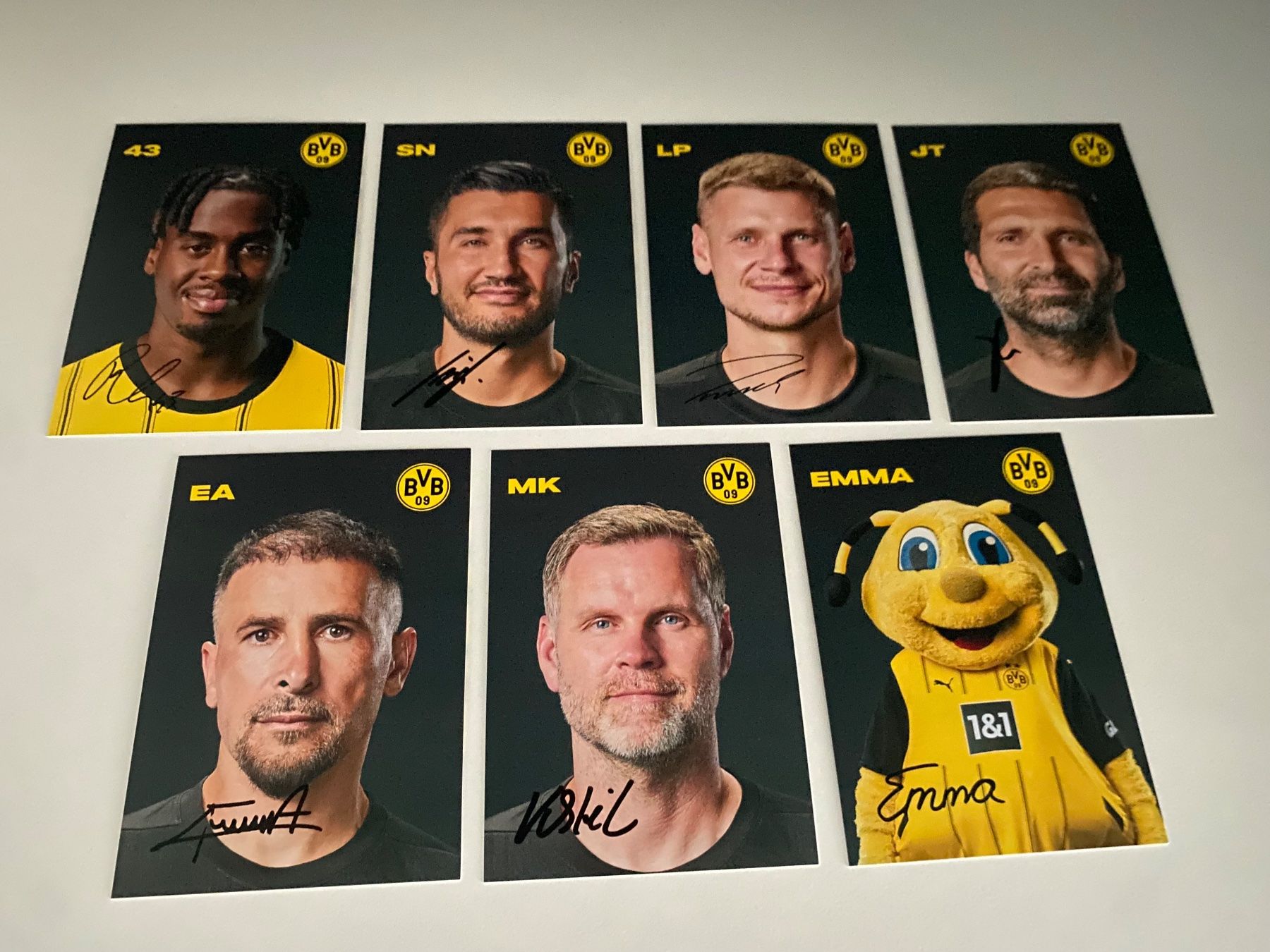 Autografi: Autogrammkarten Set BVB Dortmund 2024/25 – Usato da Hergiswil LU venduto da FcMalkov 4