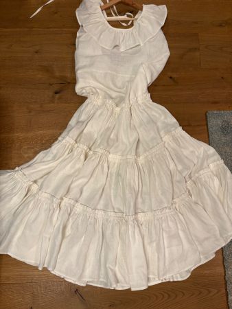 Kleid Linelbi weiss mit Volants 1 mal getragen 😻🔝