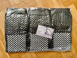 3 Paar Antirutsch-/ ABS- Socken, schwarz, Gr. 43-48, NEU