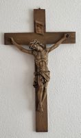 Kruzifix Holzfigur Jesus Figur Holzkorpus INRI 