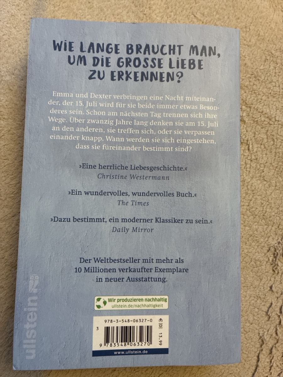 Libri: Zwei an einem Tag / David Nicholls – Usato da Davos Dorf venduto da Laenali11. 1
