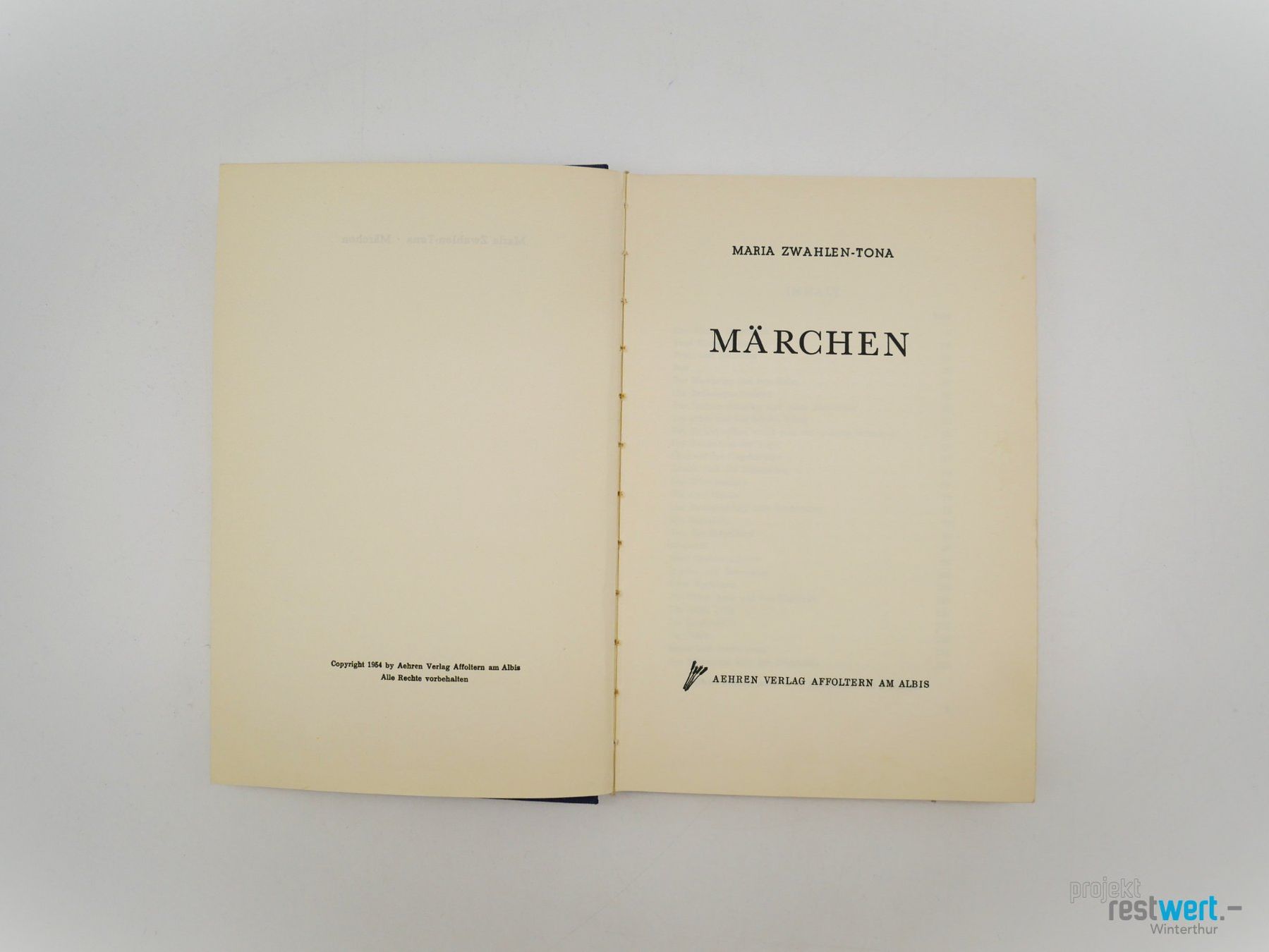 Libri: MARIA ZWALEN TONA - Märchen – Usato da Winterthur venduto da Restwert_Winterthur 3