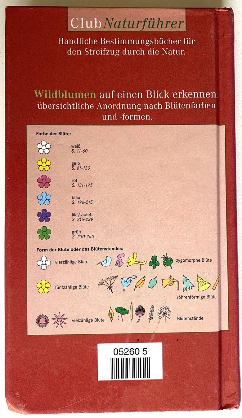 Libri: WILDBLUMEN Mitteleuropas - 750 Abbildungen – Usato da Hünenberg venduto da Ecila 1
