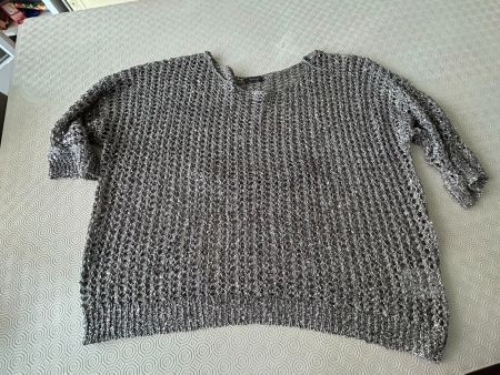 Maglioncino argento traforato Yessica tg.XL mist poliestere