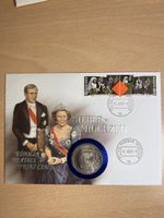 Münze Beatrix und Claus Silberhochzeit 1991 ECU Set