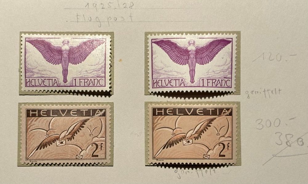 Alle Briefmarken: FLUGPOST – Gebraucht aus Ostermundigen von wini63