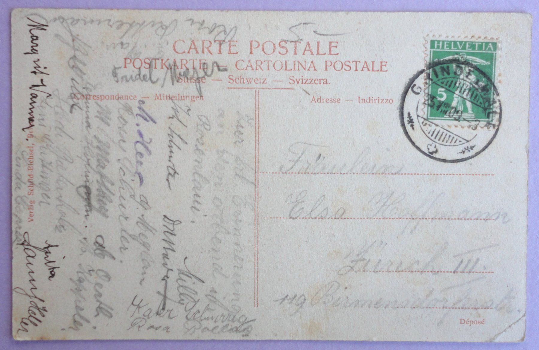 Cartoline postali: Rosenlaui mit Gletscher – Difettoso da Fétigny venduto da Billy2miny 1