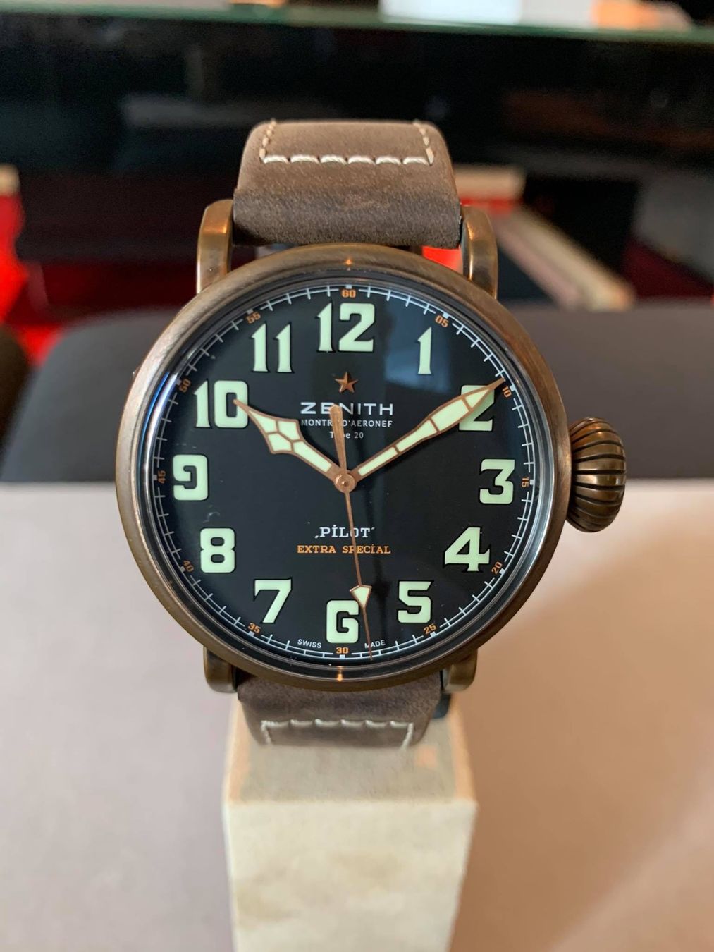 Zenith Orologi: ZENITH PILOT 20 EXTRA SPECIAL 45mm – Nuovo e nell'imballaggio originale da Triesen venduto da hor_6kx9 3