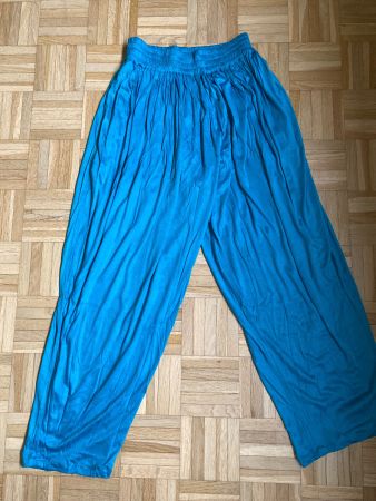 Pantaloni plissettati turchesi GUESS (Nuovo (secondo la