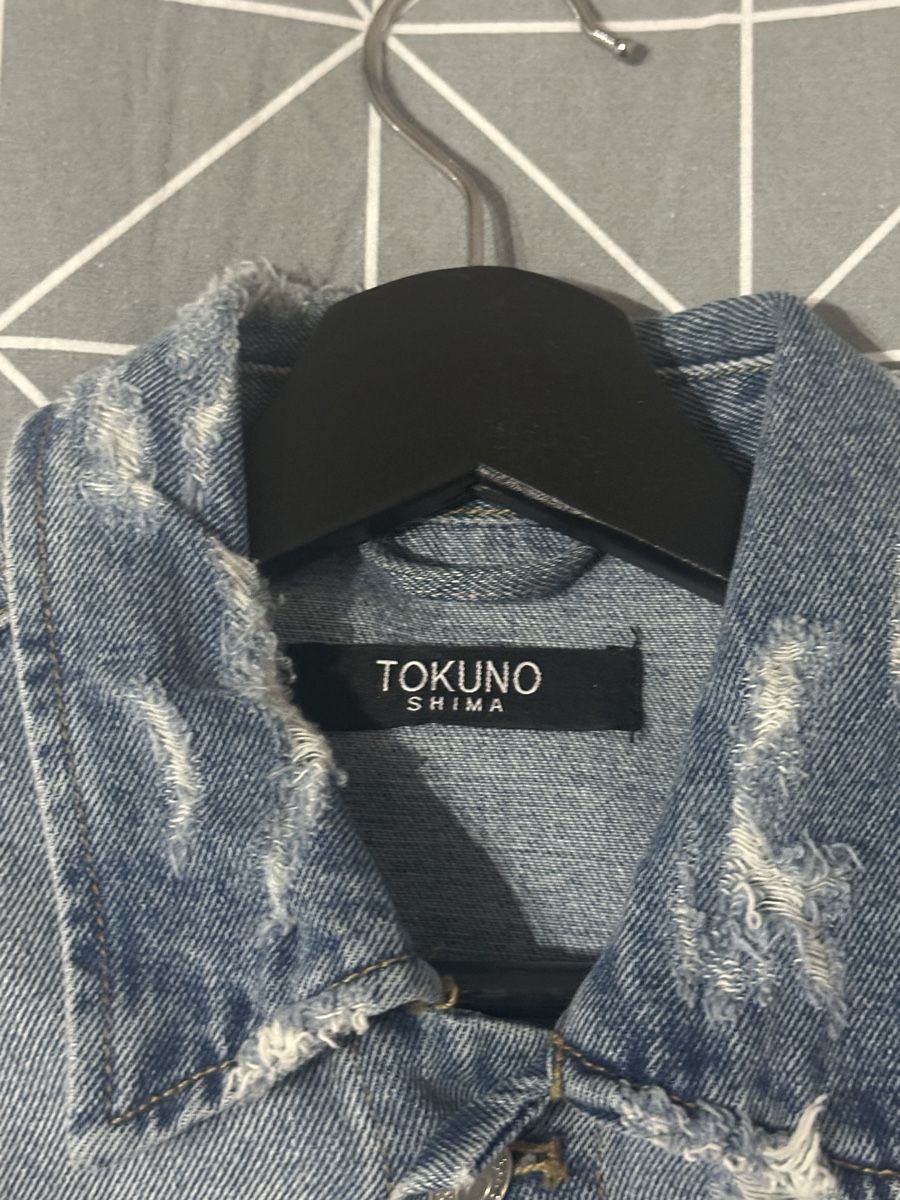 Giacche: Distressed Denim Jacket - Size M – Nuovo (secondo la descrizione) da Clarens venduto da Riviera_Friperie 2