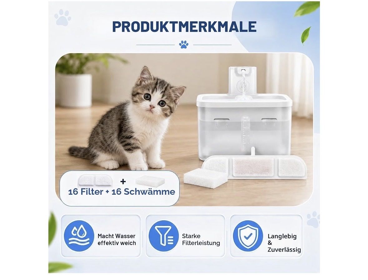 Sanitari: Filter für Katzenbrunnen – Nuovo e nell'imballaggio originale da Niederbipp venduto da mal_wq8k 5