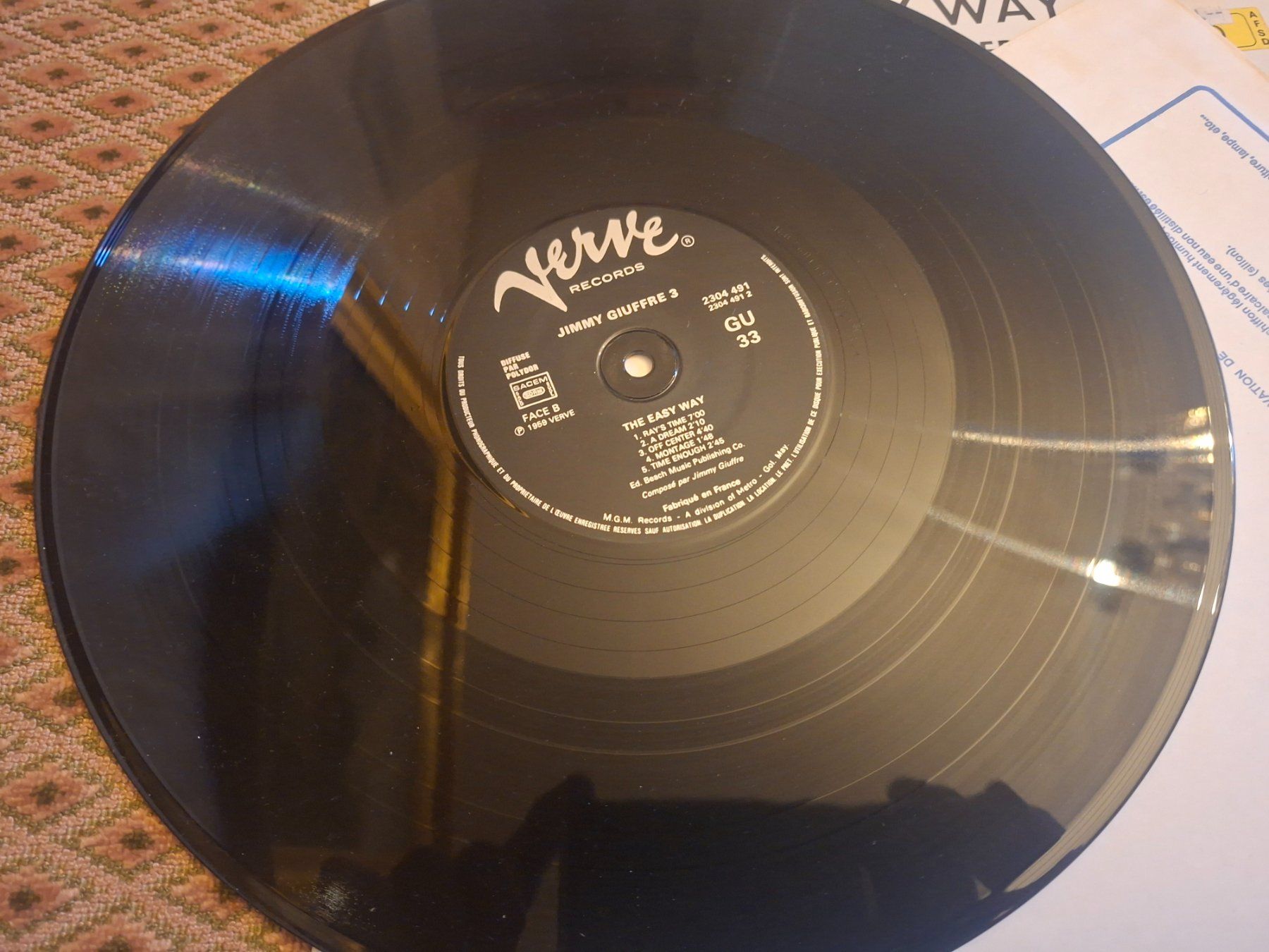 Schallplatten: Jazz LP - Jimmy Giuffre 3 - The Easy Way – Gebraucht aus Bernex von Wannabehasbeen01 5