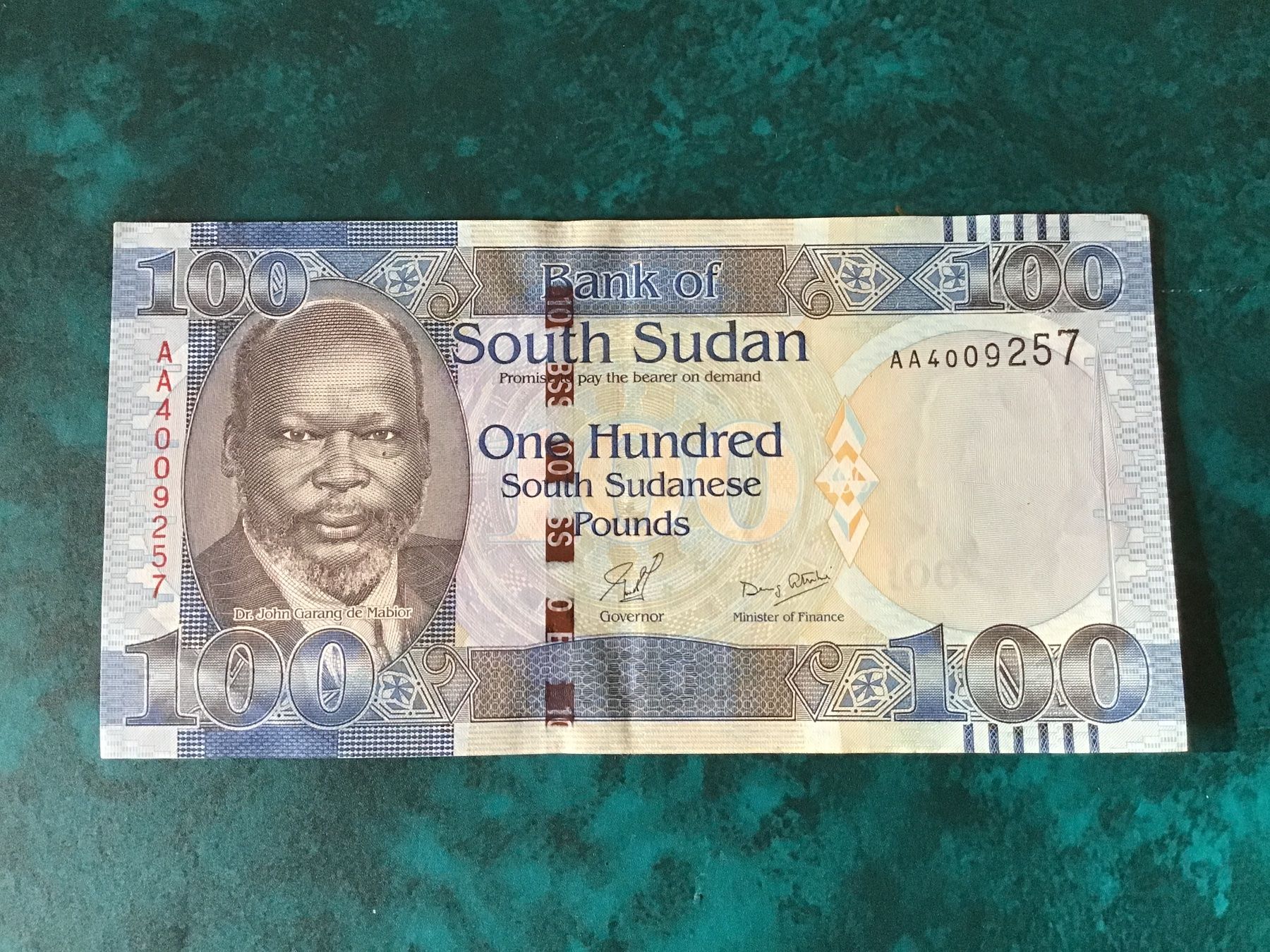 Banconote: Süd Sudan One Hundred Pounds – Usato da Urtenen-Schönbühl venduto da absolut08