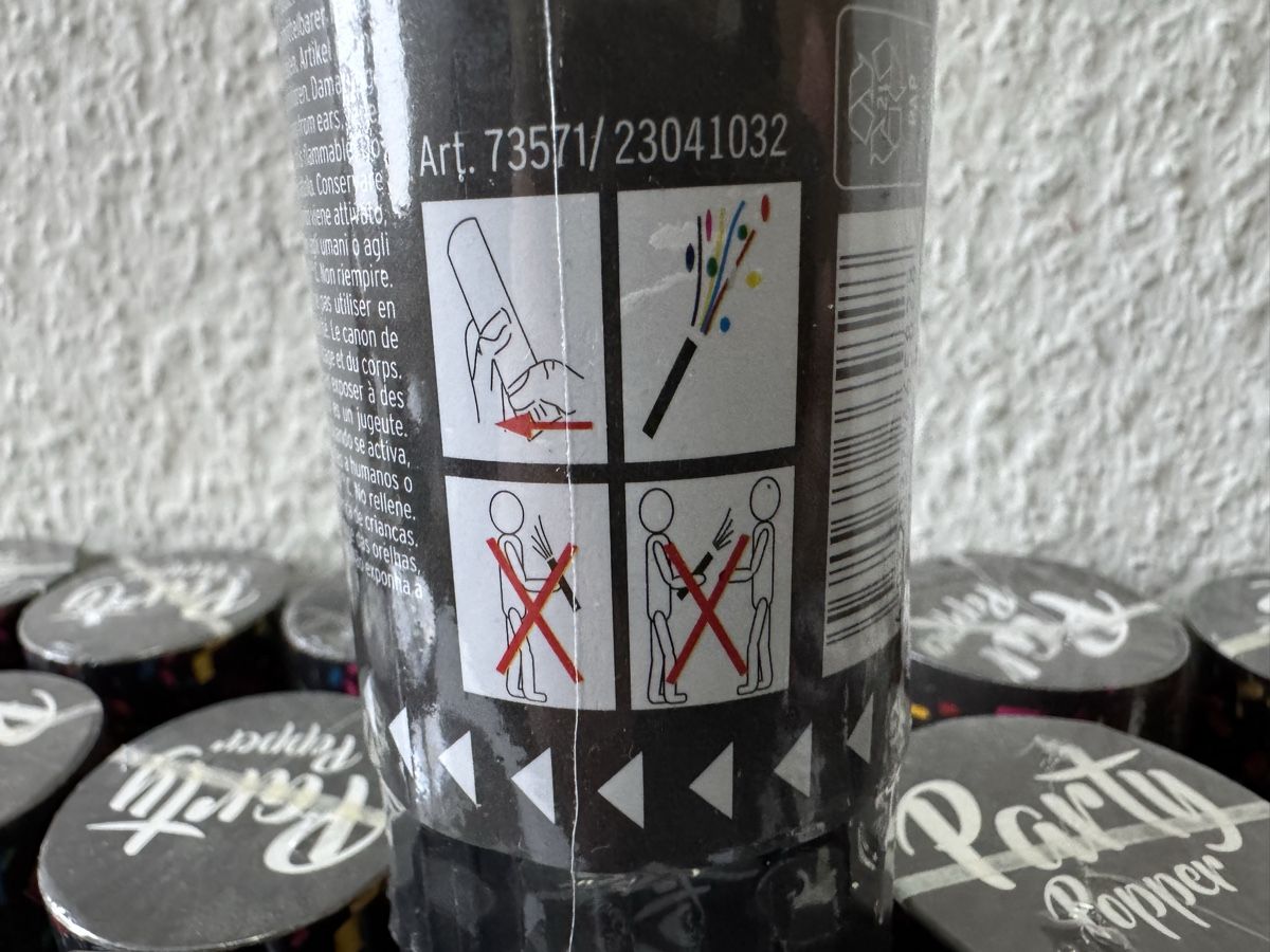 Giocattoli: Party Popper - Konfettikanonen – Nuovo e nell'imballaggio originale da Lenzburg venduto da Meister_k 5